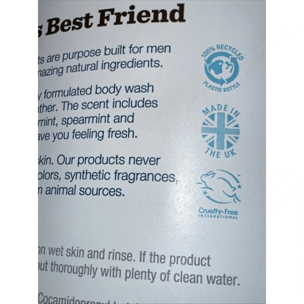 Bulldog Skincare for Men Peppermint & Eucalyptus Body Wash 16.9 fl oz 500ml NEW‎